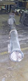  Tubular Screw Conveyor, 10" diameter x 13